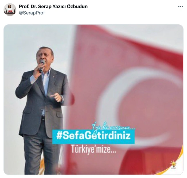 Serap Yazıcı Tweet