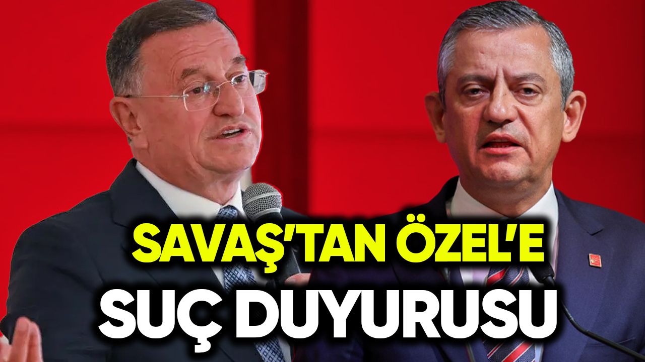 Lütfü Savaş’tan Özgür Özel’e suç duyurusu
