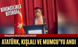 Atatürk, Kışlalı ve Mumcu’yu andı: Konuşması sık sık alkışlarla kesildi