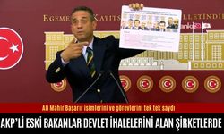Ali Mahir Başarır AKP’li eski bakanların nasıl ihale aldıklarını saydı