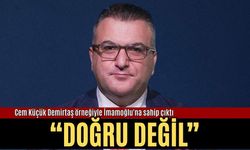 Cem Küçük Demirtaş örneğiyle İmamoğlu'na sahip çıktı
