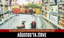 Üç grubun enflasyon tahmininde ortak düşüş dikkat çekti