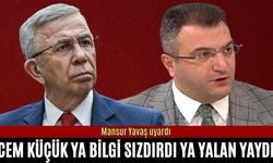 Yavaş’tan uyarı: Cem Küçük ya bilgi sızdırdı ya yalan yaydı
