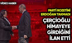 Erdoğan, himayesine giren Çerçioğlu’nun rozetini takmadı