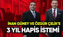 İnan Güney ve Özgür Çelik’e üç yıl hapis istemi