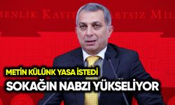 Metin Külünk yasa istedi: Sokağın nabzı yükseliyor