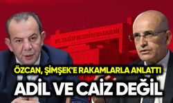 Tanju Özcan Mehmet Şimşek'e rakamlarla anlattı: Adil ve caiz değil