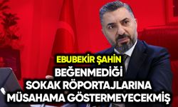 Ebubekir Şahin beğenmediği sokak röportajlarına müsamaha göstermeyecekmiş!