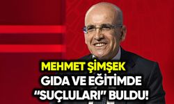 Mehmet Şimşek, gıda ve eğitimde “suçluları” buldu!