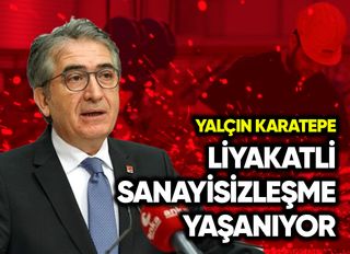 Yalçın Karatepe: Liyaketli sanayisizleşme yaşanıyor