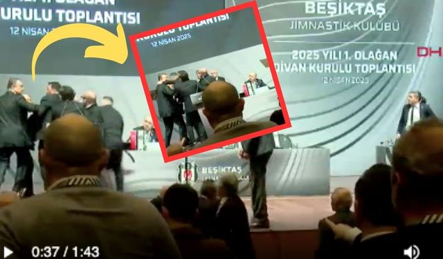 Beşiktaş'ta skandal an! Hasan Arat’a salonda yumruk!