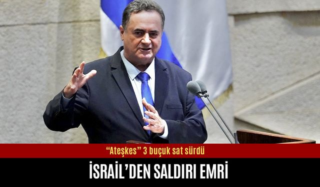 “Ateşkes” 3 buçuk saat sürdü: İsrail’den saldırı emri