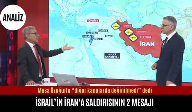 Musa Özuğurlu, İsrail'in saldırısının 2 mesajını açıkladı