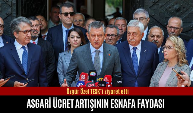 Özgür Özel, asgari ücret artışının esnafa faydasını anlattı