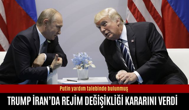 Trump İran’da rejim değişikliği kararını verdi