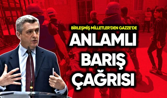 BM'den Gazze'de anlamlı barış çağrısı