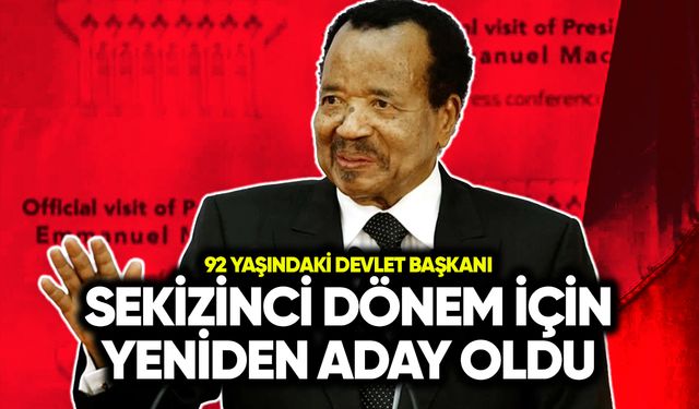 92 yaşındaki devlet başkanı yeniden aday oldu