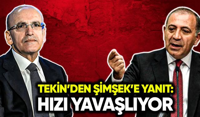 Gürsel Tekin’den Mehmet Şimşek’e yanıt: Hızı yavaşlıyor