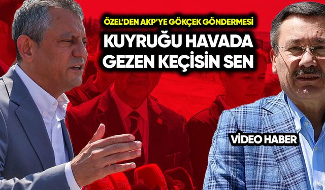 Özel’den AKP’ye Gökçek göndermesi: Kuyruğu havada gezen keçi