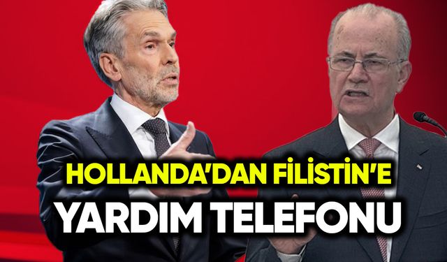 Hollanda’dan Filistin’e yardım telefonu