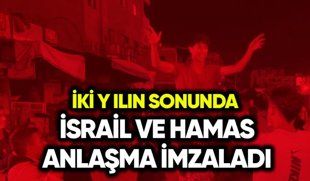 İsrail ve Hamas anlaşma imzaladı