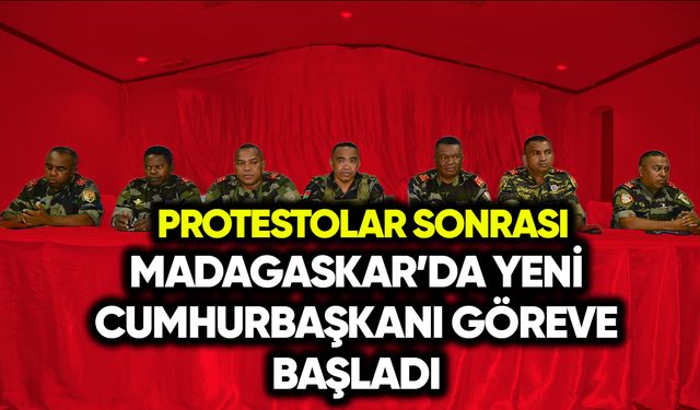 Protestolar sonrası Madagaskar’da yeni cumhurbaşkanı göreve başladı