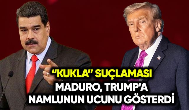 “Kukla” suçlaması yapan Maduro, Trump’a namlunun ucunu gösterdi