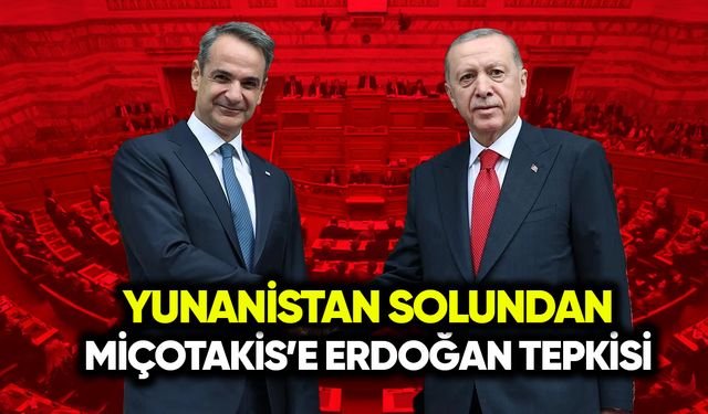 Yunanistan solundan Miçotakis’e Erdoğan tepkisi
