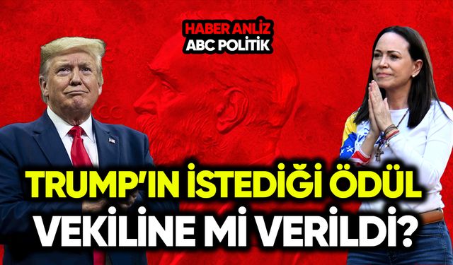 Trump'ın istediği ödül vekiline mi verildi?